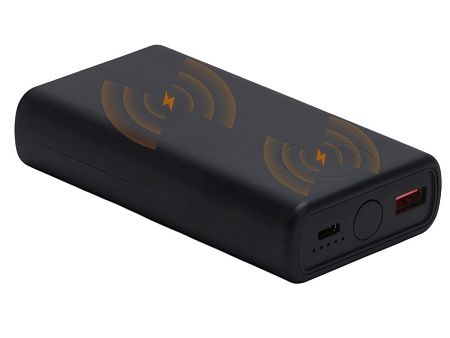 Внешний беспроводной аккумулятор 2-в-1 с функцией зарядки Apple Watch, QC/PD «AtomIQ», 10000 мАч