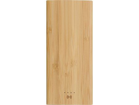 Внешний беспроводной аккумулятор из бамбука «Bamboo Air», 10000 mAh