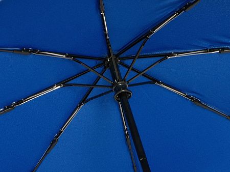 Зонт складной «Lumet» с куполом из переработанного пластика, автомат