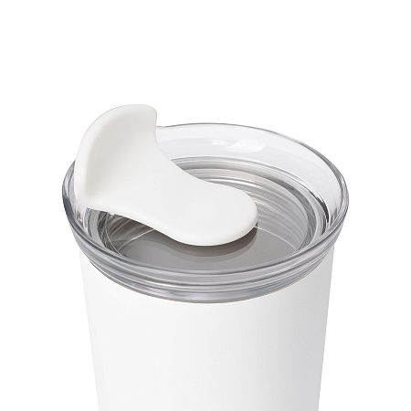 Термокружка вакуумная Strada, белая