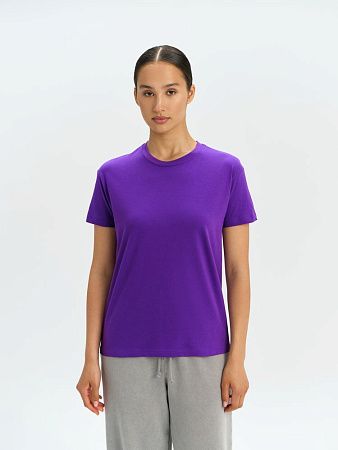 Футболка унисекс Regent 150, темно-фиолетовая, размер L