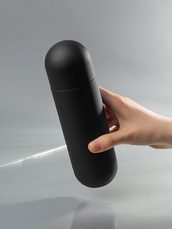 Термос Tubula Soft Touch, черный