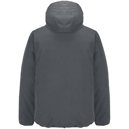 Куртка софтшелл с капюшоном мужская Falcon Men, темно-серая, размер 3XL