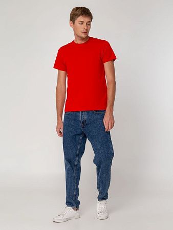 Футболка мужская T-bolka Stretch, красная, размер S v2