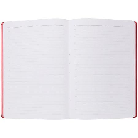 Ежедневник Flexpen, недатированный, серебристо-красный