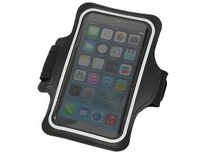 Спортивный чехол на руку для телефона «Athlete», цвет: черный