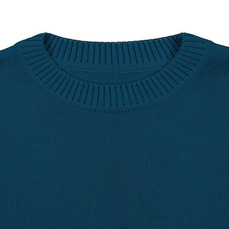 Джемпер оверсайз унисекс Stated в сумке, синий (морская волна), размер S/M