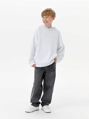Худи детское оверсайз Houdini, белое, размер 6 лет (106-116 см)