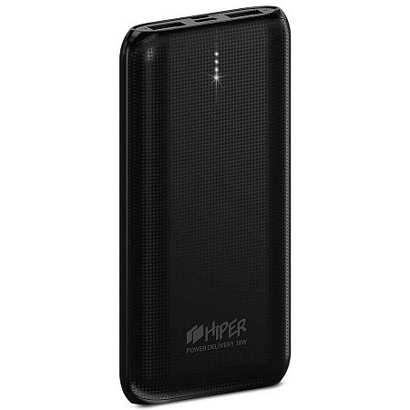 Универсальный аккумулятор RPX10000, QC3.0, PD, TYPE C, емкость 10000 мАч, черный 