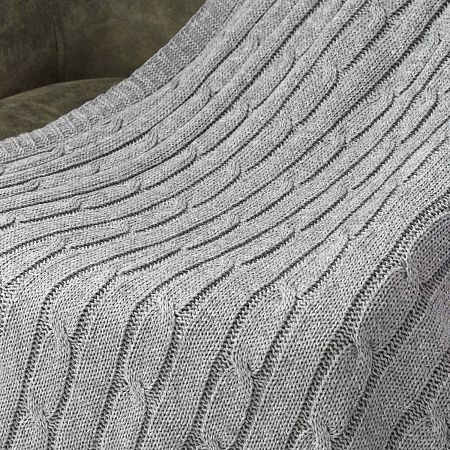 Плед Fado вязаный, красный (без подарочной коробки)