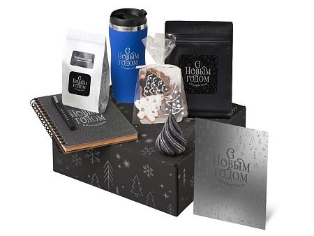 Подарочный набор «Re:Charge» с термокружкой, кофе и блокнотом