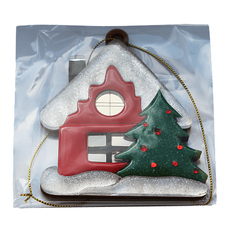 Ёлочная игрушка Домик