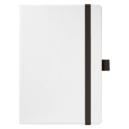 Ежедневник Arctic недатированный, белый/черный