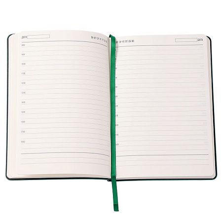 Ежедневник A5 недатированный Stefano в мягком переплёте, темно-зеленый