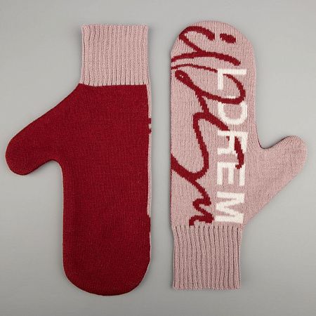 Варежки на заказ Mani, полушерсть, размер L