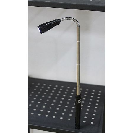 Фонарь телескопический Tools Flashlight с магнитом, чёрный