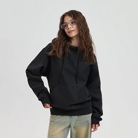 Худи релакс унисекс Адвенче (Adventure), черный, размер 3XL/4XL