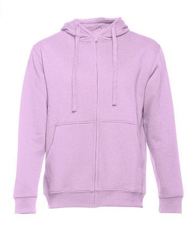 Толстовка мужская с капюшоном на молнии AMSTERDAM, сиреневый, M, 50% хлопок, 50% полиэстер, 320 г/м2