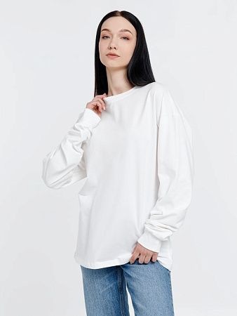 Футболка оверсайз унисекс City Sapiens, молочно-белая, размер S