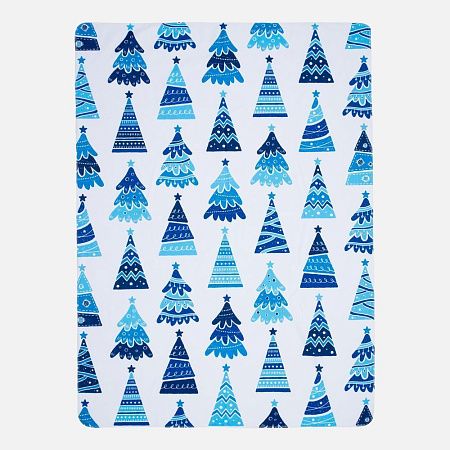 Флисовый плед Imaginario, синий