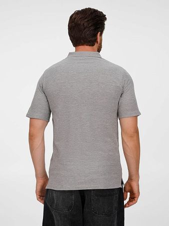 Рубашка поло унисекс Tervise, серый меланж, размер S