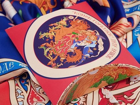 Платок «Конёк - Горбунок»