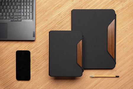 Органайзер Teri из rPET AWARE™ и орехового дерева, A5