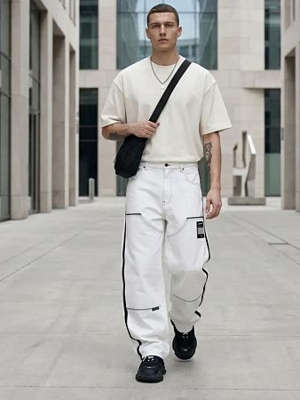Футболка Oversize Premium 210, молочно-белая, размер 3XL