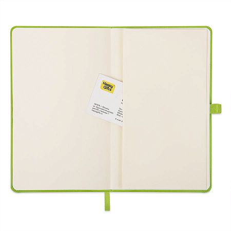 Ежедневник недатированный HAMILTON, A5, светло-зеленый, кремовый блок