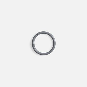 Карабин-кольцо Claus, L, серый