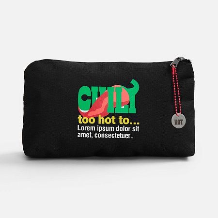 Косметичка Looksi, черная