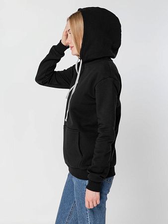 Толстовка с капюшоном Unit Kirenga Heavy, черная, размер S