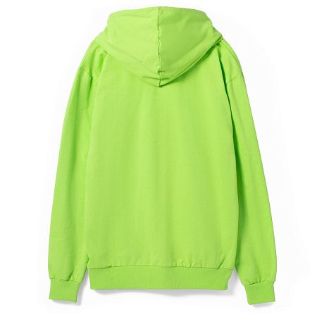 Толстовка на молнии с капюшоном Unit Siverga, зеленое яблоко, размер 4XL