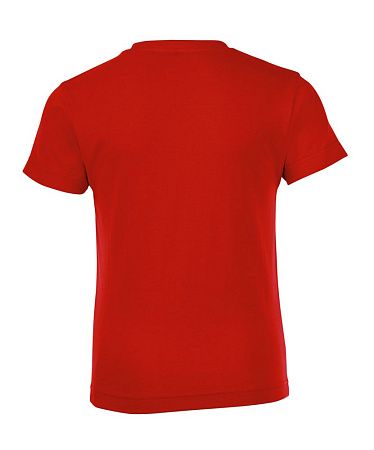 Футболка детская Regent Fit Kids, красная, размер 6 лет (106-116 см)