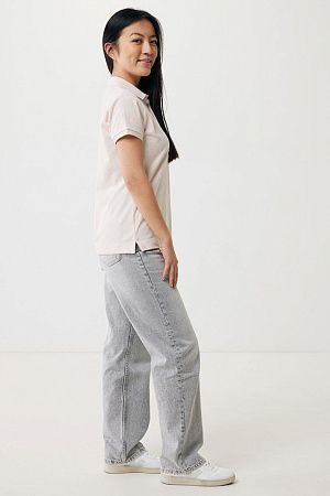 Женская рубашка поло Iqoniq Yosemite из переработанного хлопка-пике, унисекс, 220 г/м²