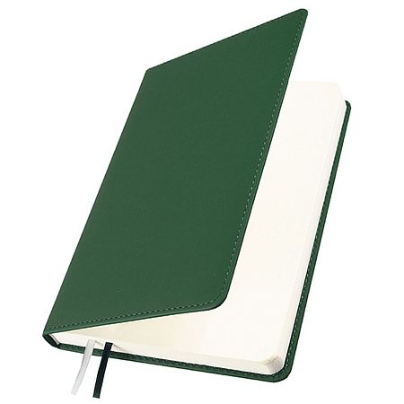 Ежедневник City Soft А5, зеленый, недатированный, в твердой обложке с поролоном