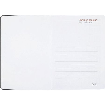 Ежедневник Basis, датированный, темно-серый