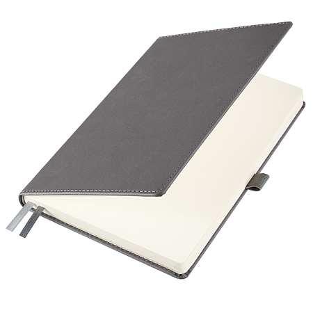 Ежедневник Alfa Note Pasu А5, серый/серый,  недатированный, в твердой обложке