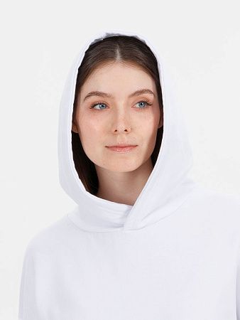 Худи оверсайз унисекс Outshine, белое, размер XS/S