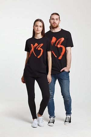 Футболка «ХЗ», черная, размер S