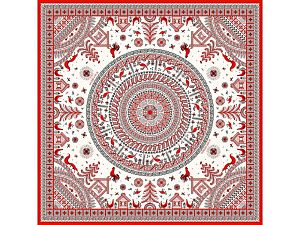 Платок «Мезенская роспись»
