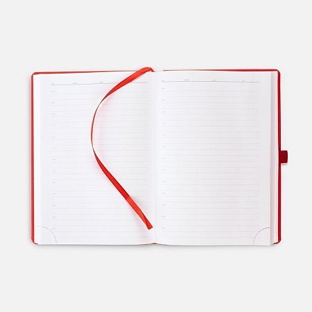 Ежедневник Favor Gold, недатированный, красный