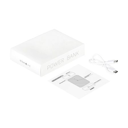 Внешний аккумулятор с функцией быстрой зарядки Formula 10000 mAh, белый