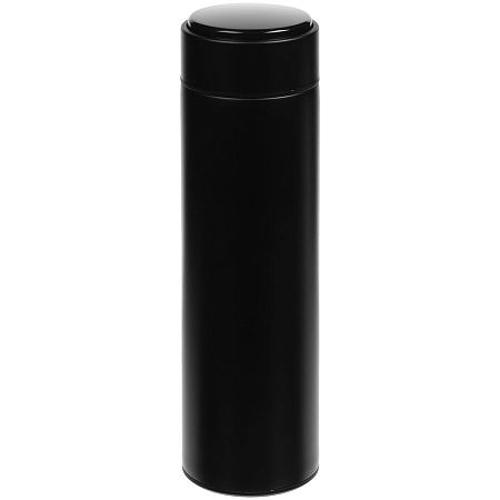 Смарт-бутылка с заменяемой батарейкой Long Therm, черная