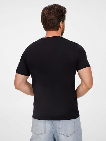 Футболка унисекс T-Bolka 180, черная, размер L