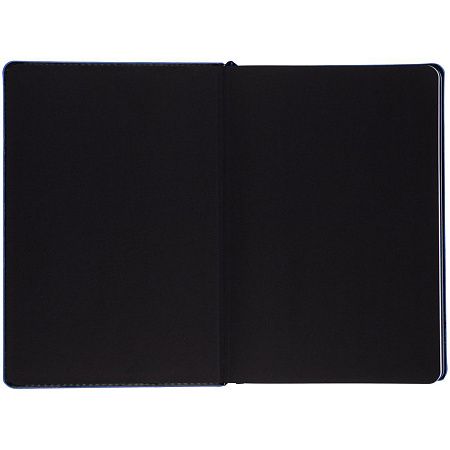 Ежедневник Alanis, недатированный, черный с синим