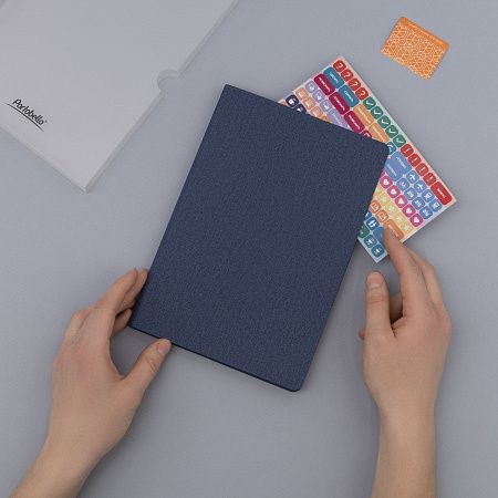 Ежедневник Твид (Tweed) недатированный, синий