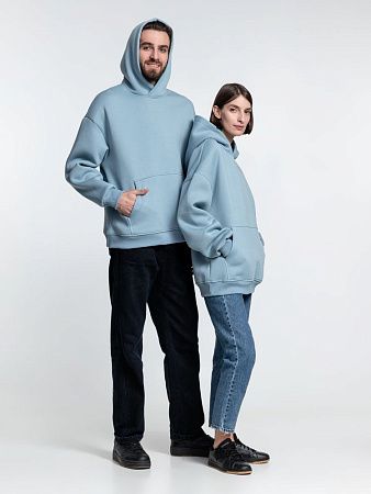 Худи Kulonga Oversize, серо-голубое, размер XS/S