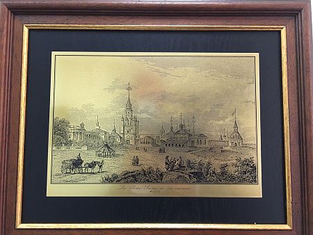 Гравюра "Святые врата и окрестности"