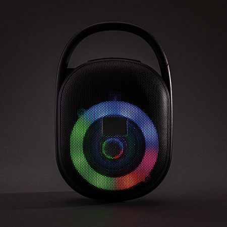 Беспроводная колонка Lightboom из переработанного пластика RCS с карабином, 5 Вт